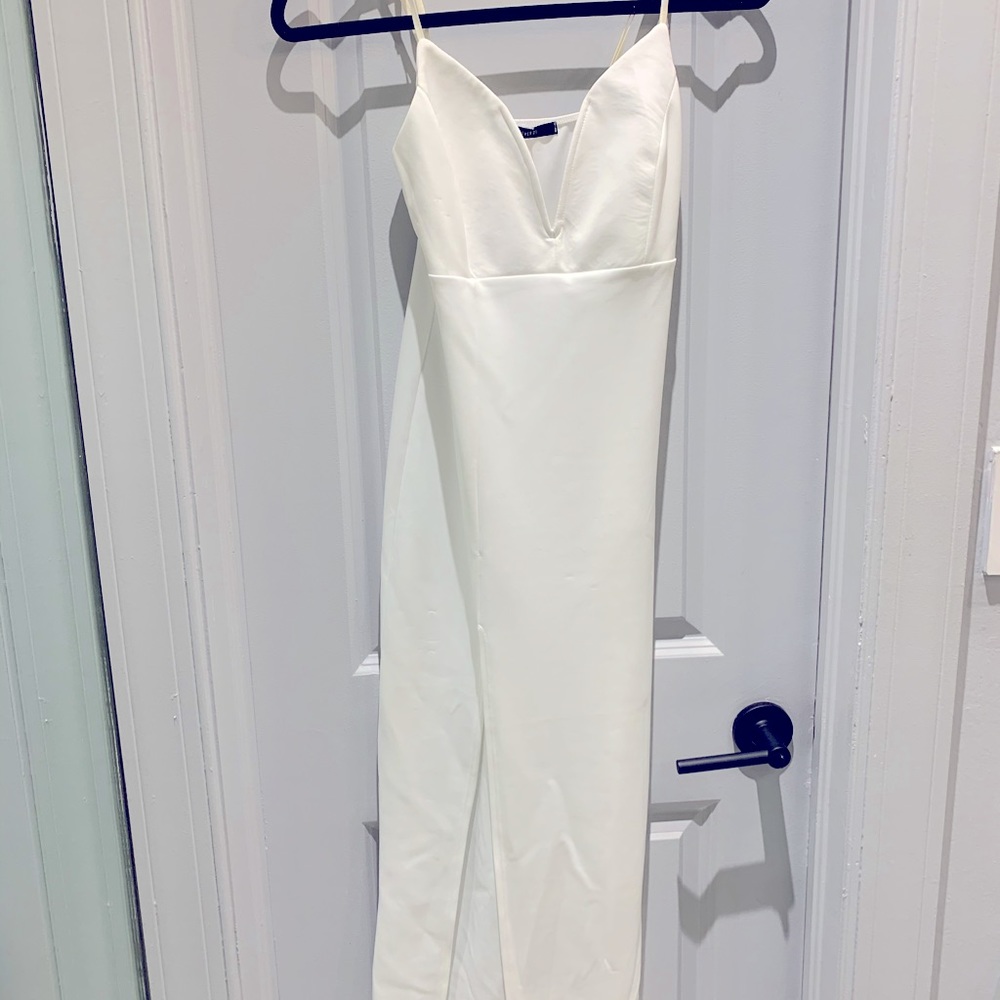 NWT white Forever 21 midi dress.